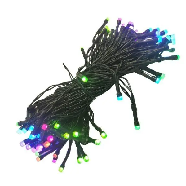 Guirlande LED Connectée Wifi RGB 20m IP44 6V 120LED