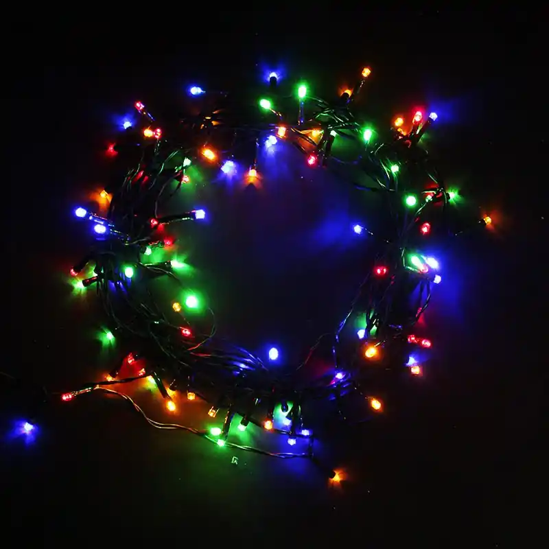 Guirlande pour Sapin de Noël MULTICOULEUR 1M80 120LED IP44, 8 modes
