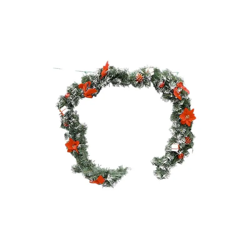 Guirlande Verte Noël Décorée 1M80