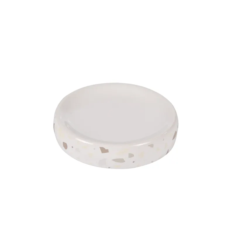 Porte-Savon en Céramique - Imprimé Terrazzo