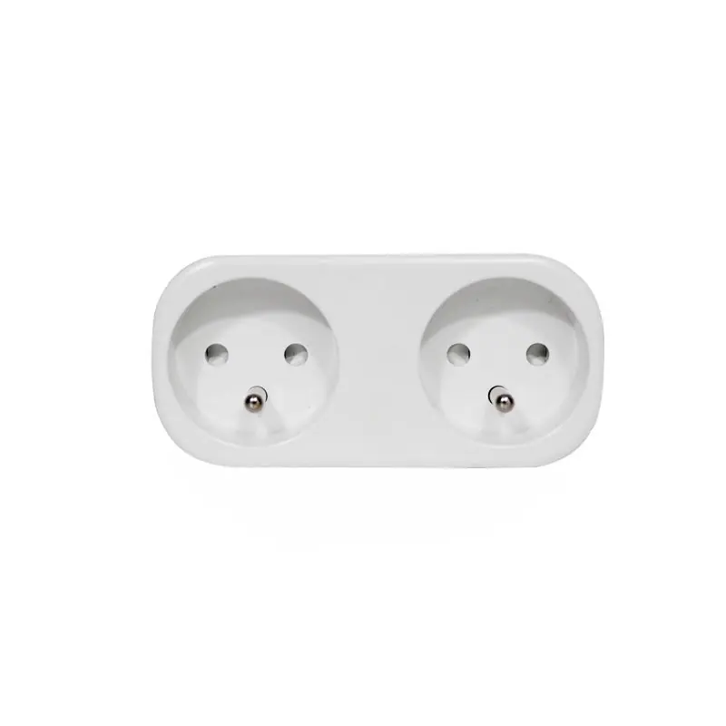 Prise Connectée Wi-Fi Double 16A avec Timer et Compteur de Consommation