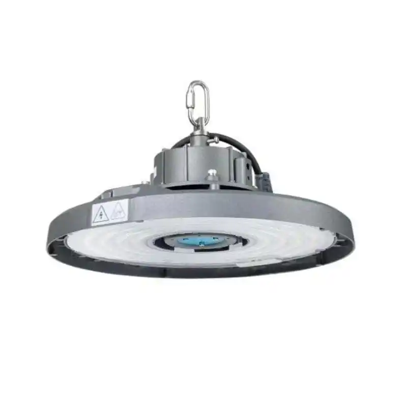 Suspension Industrielle HighBay UFO Haut Rendement 200W 180lm\\/W IP65 Garantie 5 Ans