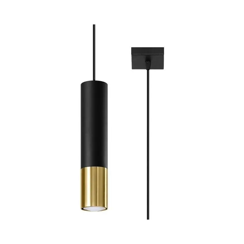 Suspension Lampe Noire pour Ampoule GU10