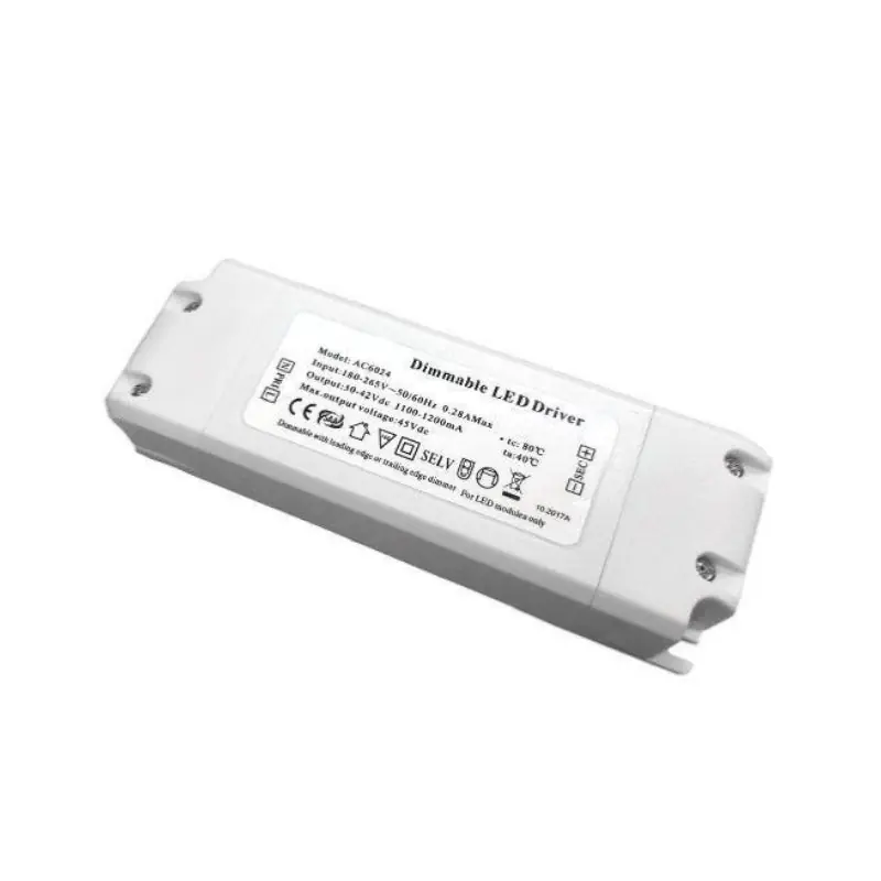 Transformateur 220V 48V DC 45W 1000mA Dimmable