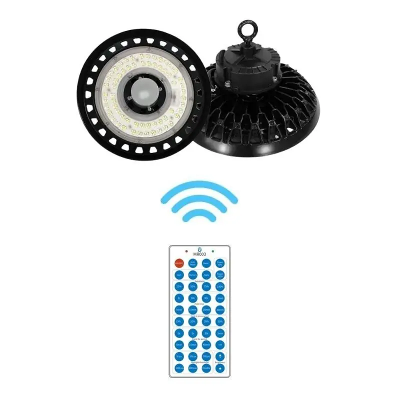 Télécommande pour Suspension Industrielle UFO 160lm\\/W avec Détecteur de mouvement