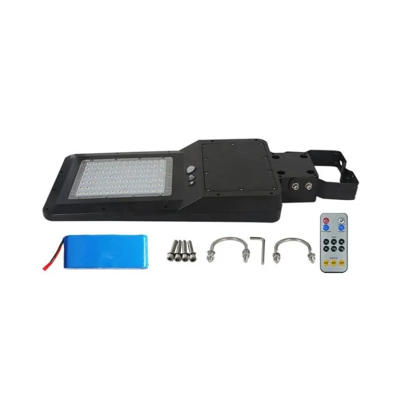 Luminaire Urbain Solaire Dimmable 40W Détecteur de Mouvement IP65 (Télécommande incluse)