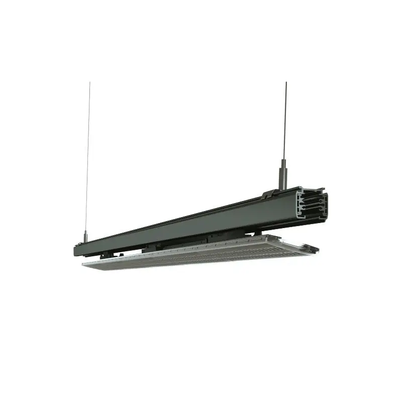Linéaire LED sur rail triphasé 150cm 45\\/50\\/55\\/60W ajustable noir