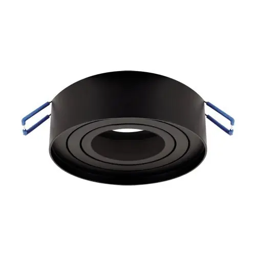 Spot Encastrable Orientable NOIR pour Ampoule GU10