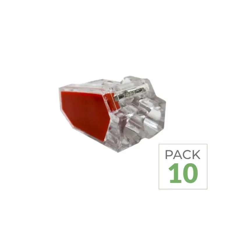 Pack de 10 - Connecteur Rapide 2 Entrées 450V 24A