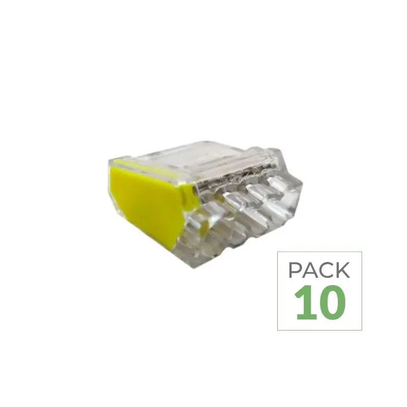 Pack de 10 - Connecteur Rapide 4 Entrées 450V 24A