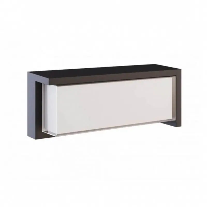 Applique LED Murale Extérieure Noire 24W Température de Lumière Variable - 3000K\\/4000K\\/6000K