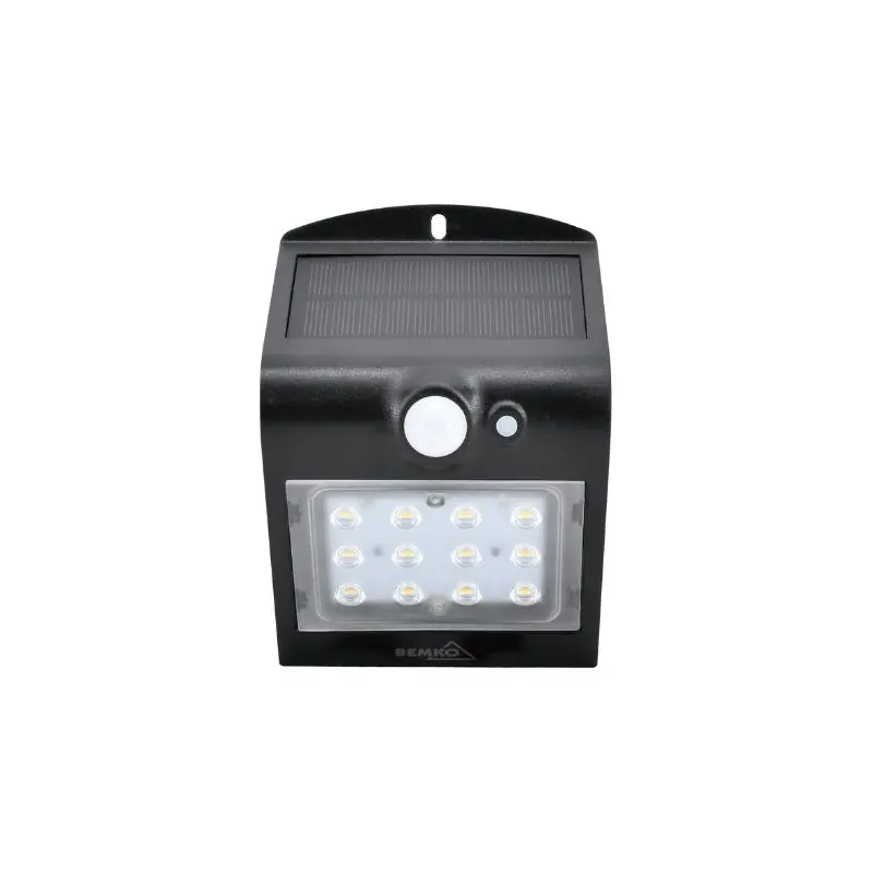 Applique Murale Solaire LED 1.5W IP65 220lm avec Détecteur de Mouvement