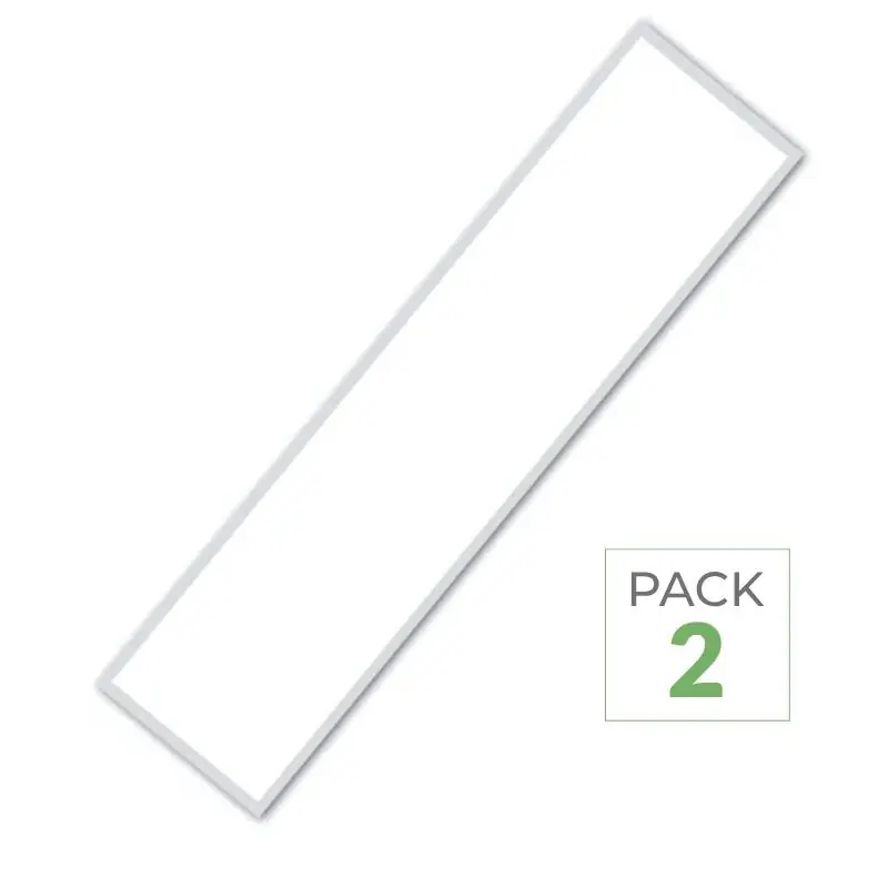 Pack de 2 - Panneau LED 36W UGR22 120x30cm