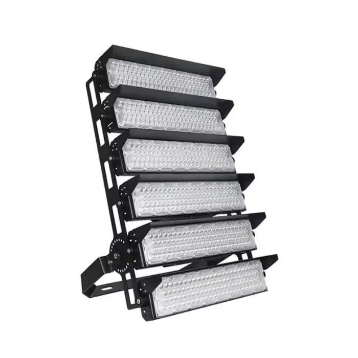Projecteur LED Puissant Industriel 1500W 170lm\\/W IP66 Noir Orientable