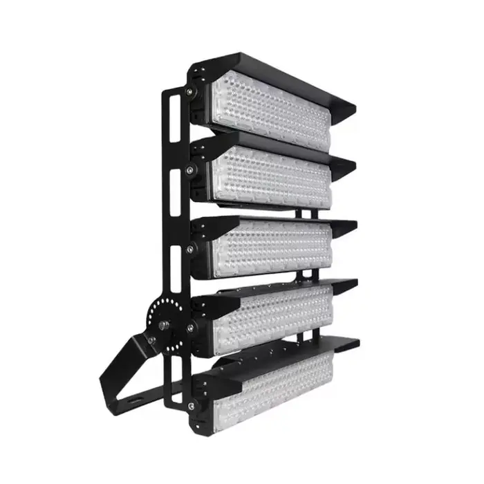 Projecteur LED Puissant Industriel 1250W 170lm\\/W IP66 Noir Orientable