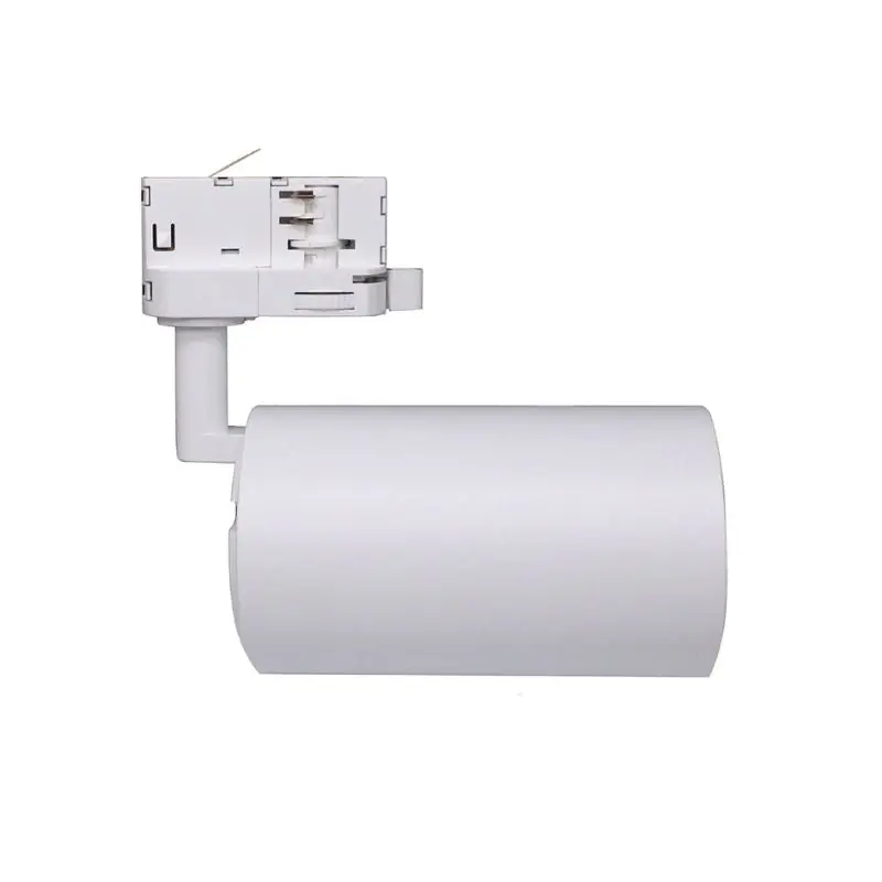 Spot LED sur Rail Triphasé CCT 30W 60° Blanc