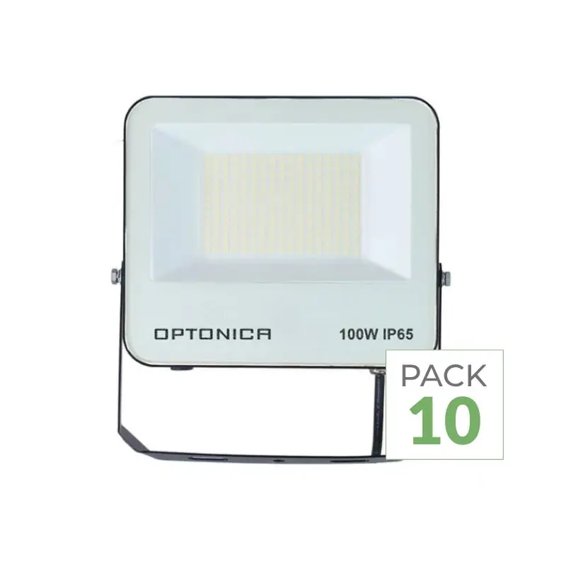 Pack de 10 - Projecteur 100W IP65 CCT - 3000K\\/4000K\\/6000K