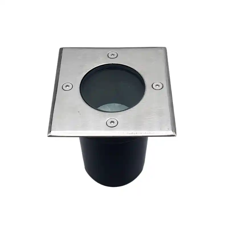 Spot LED Extérieur Encastrable Carré pour Ampoule GU10