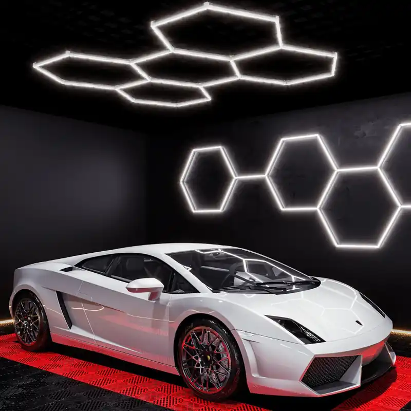 Kit 5 éclairages LED Hexagonal 156W - 110lm\\/W