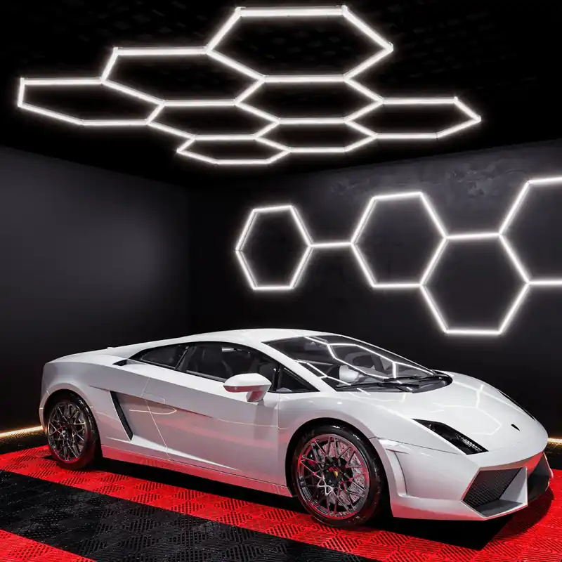 Kit 8 éclairages LED Hexagonal 227,5W - 100lm\\/W