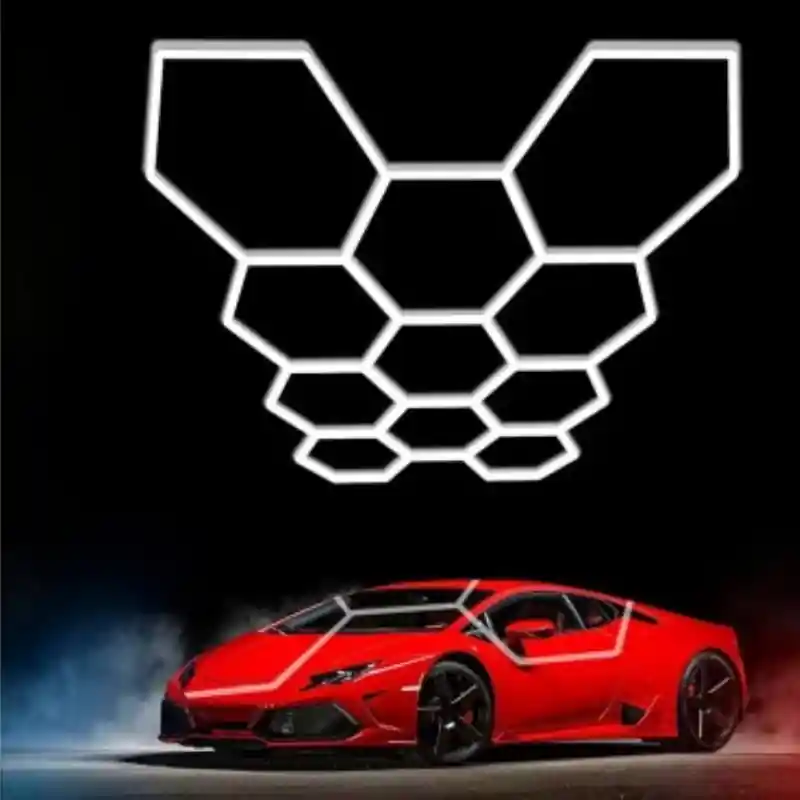 Kit 11 éclairages LED Hexagonal 299W - 110lm\\/W