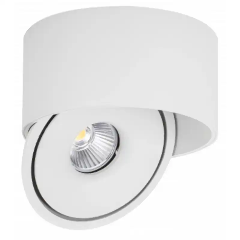 Spot LED en Saillie COB 30W Rond ø176mm Orientable CCT Blanc - 3000K\\/4000K\\/6000K