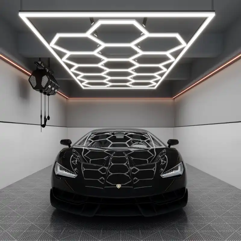 Kit 15 LED Hexagonal 582W avec cadre 110lm\\/w
