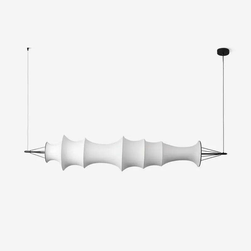 Decorfine Lustre Sculptural en Soie