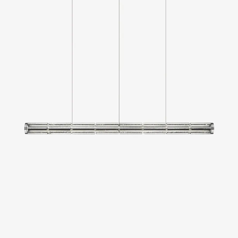 Lyliris Suspension Linéaire en Verre Minimaliste