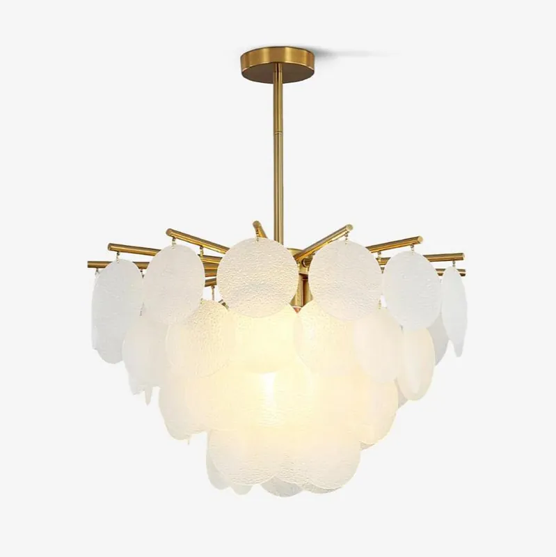 Solara Lustre Nimbus en Verre avec Gouttes
