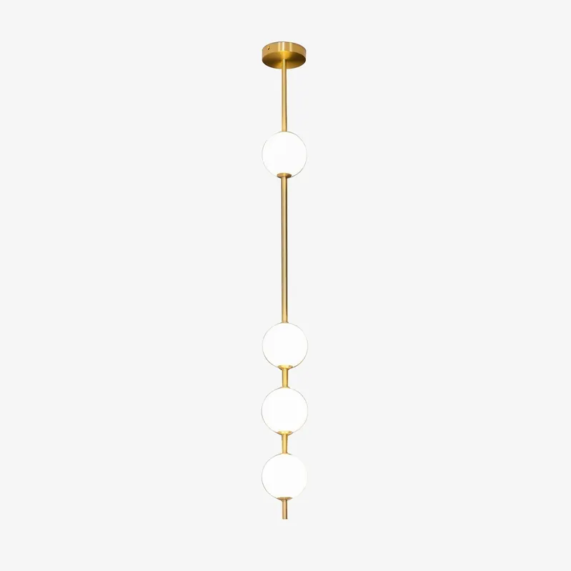 Halo Lampe suspendue moderne en laiton
