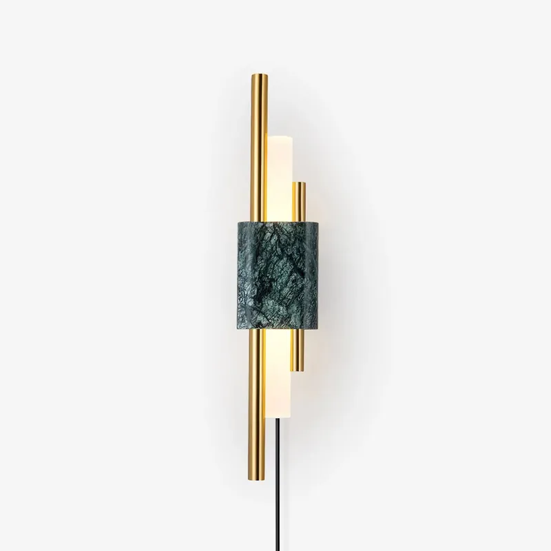 Trista Premium Nordic Art Plug In Marble Wall Light