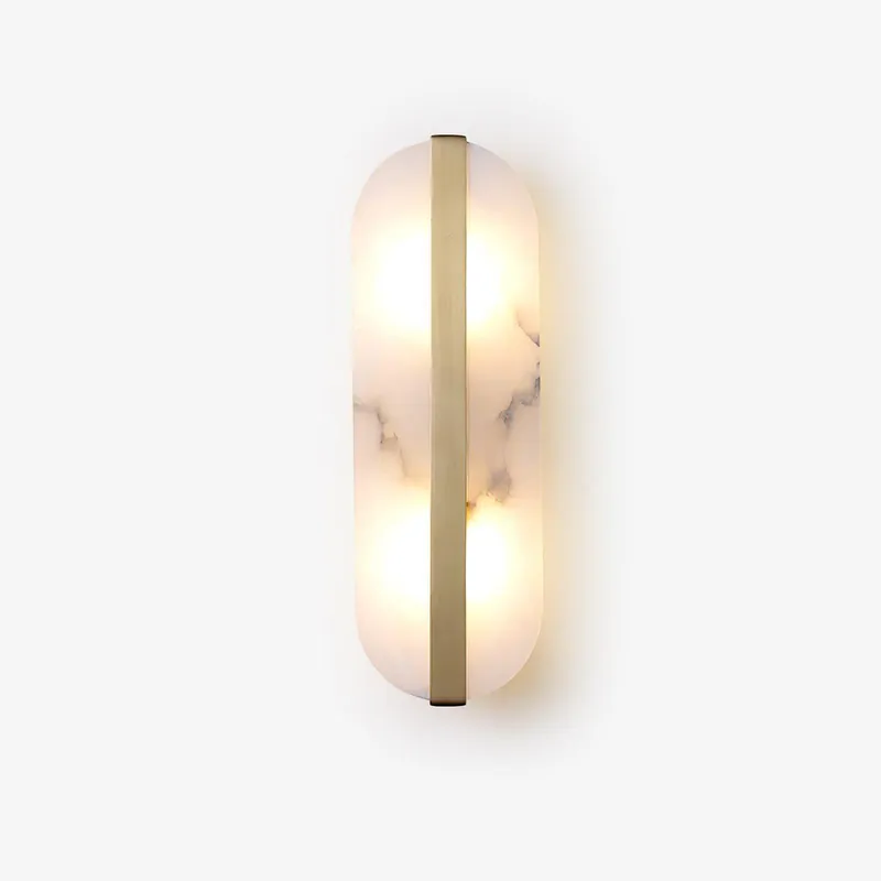 Calura Lampe Murale Double en Albâtre