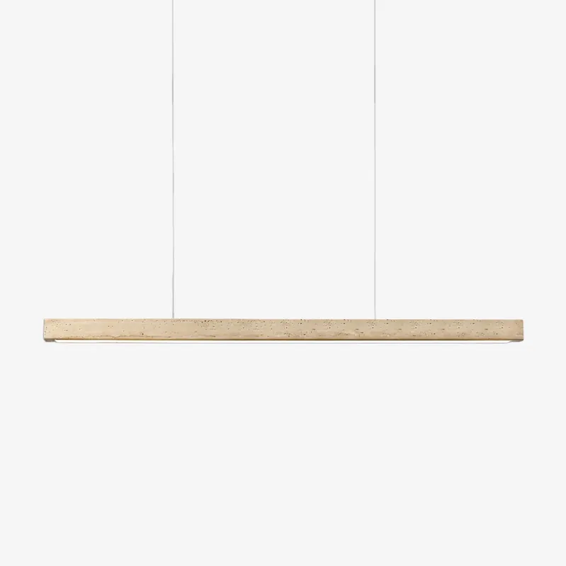 Imiror Minimaliste Travertin Linéaire Pendentif