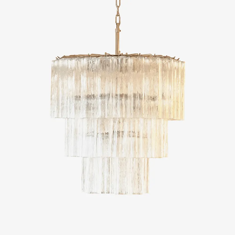 Aurora Lustre en Verre de Luxe