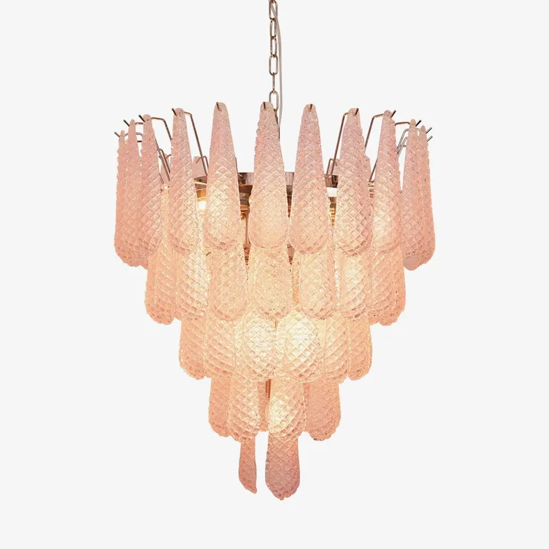 Aurora Lustre Rose Goutte Rosée Cascadant Romantique