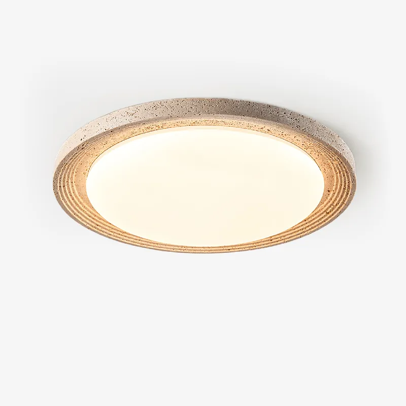 Orinir Lumière de Plafond Minimaliste en Travertin
