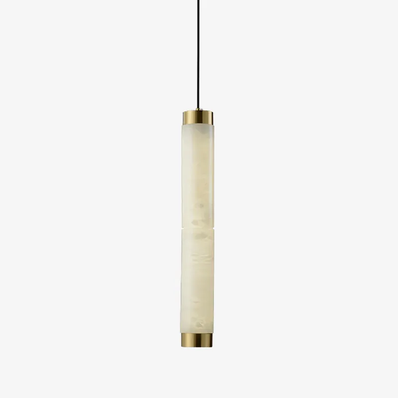 Lira Suspension Cyclindrique en Albâtre