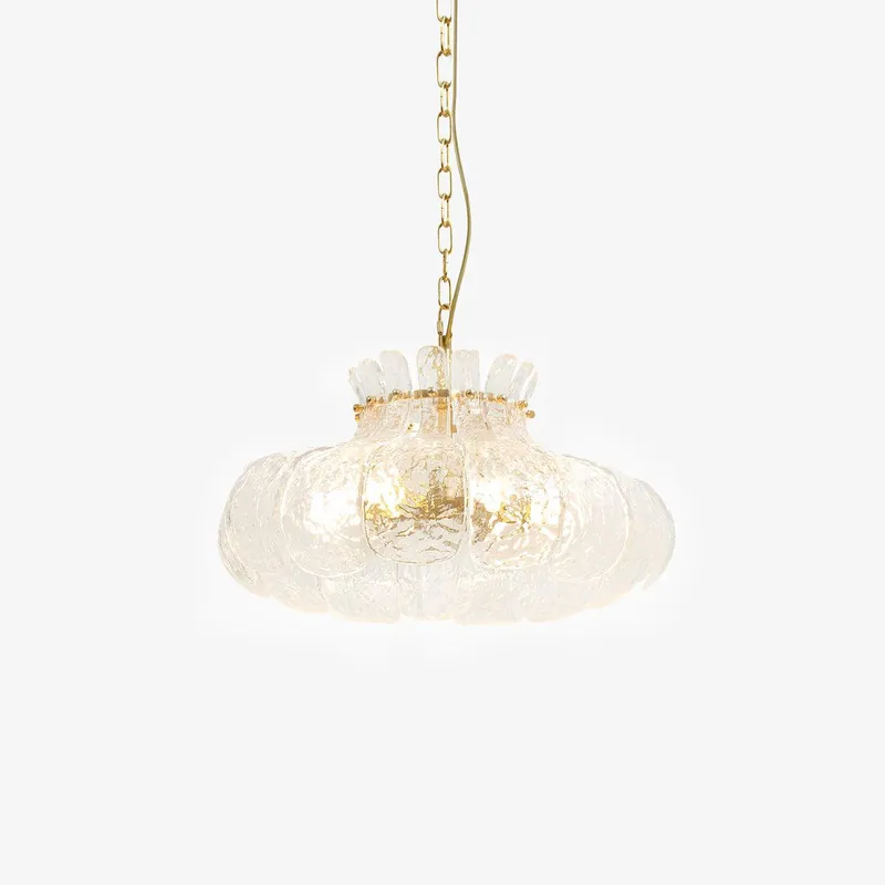 Lunace Laiton Verre Glamour Pendentif Lumière