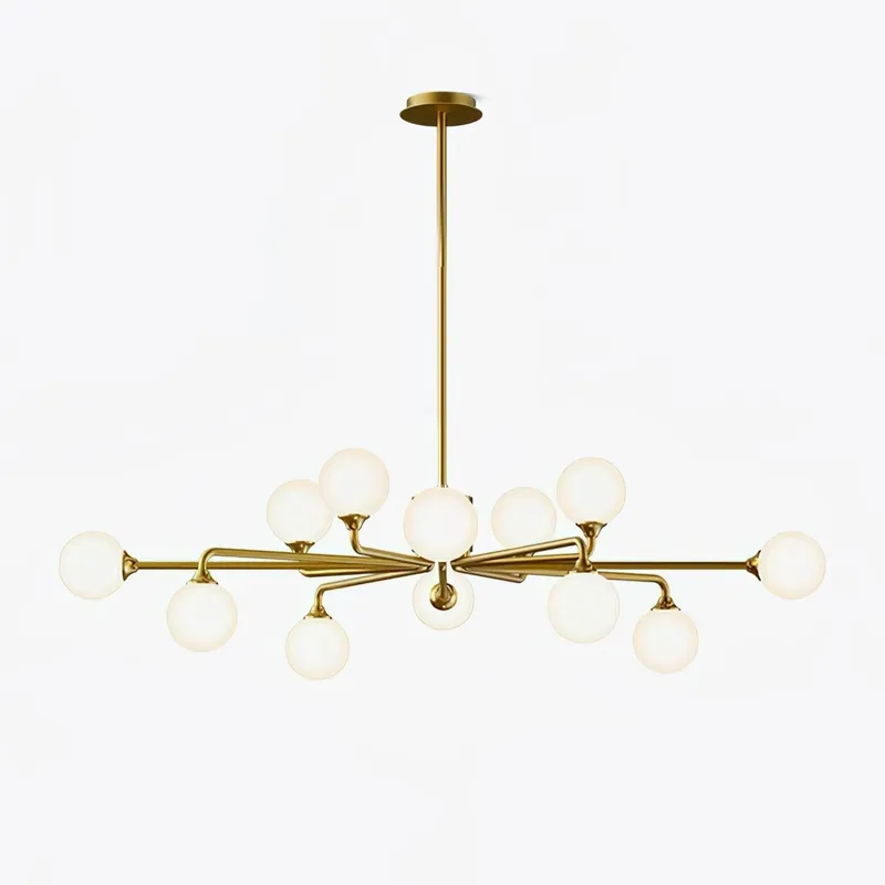 Galaxy Moderne Verre Lustre