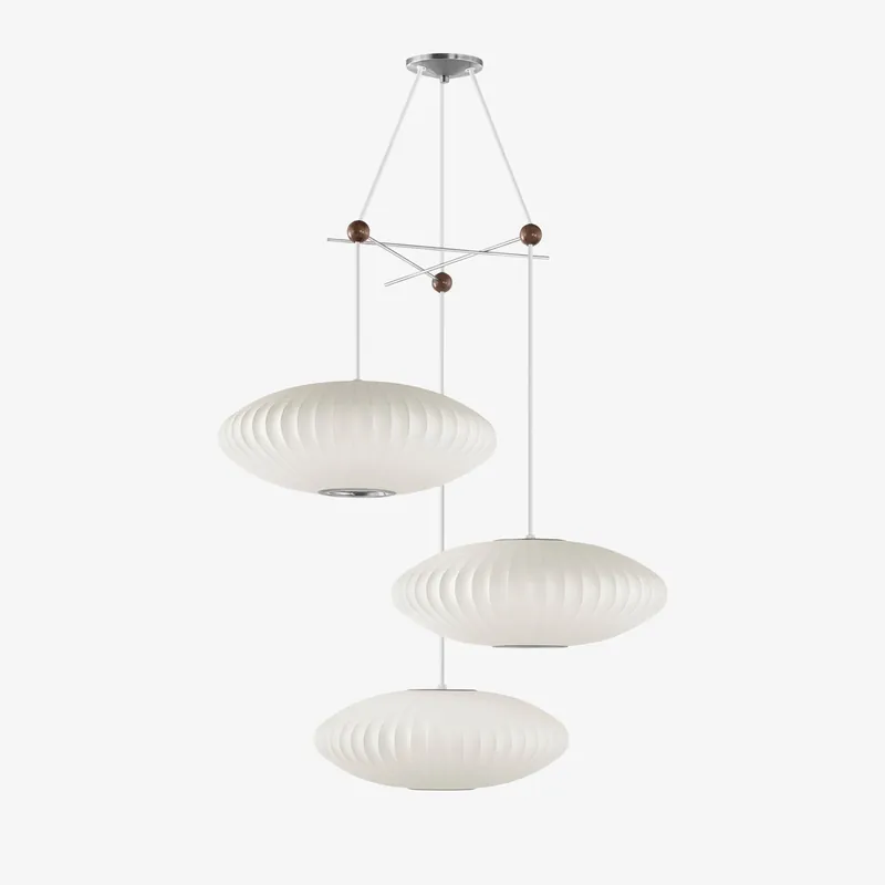 Lunar Suspension Moderne en Soie