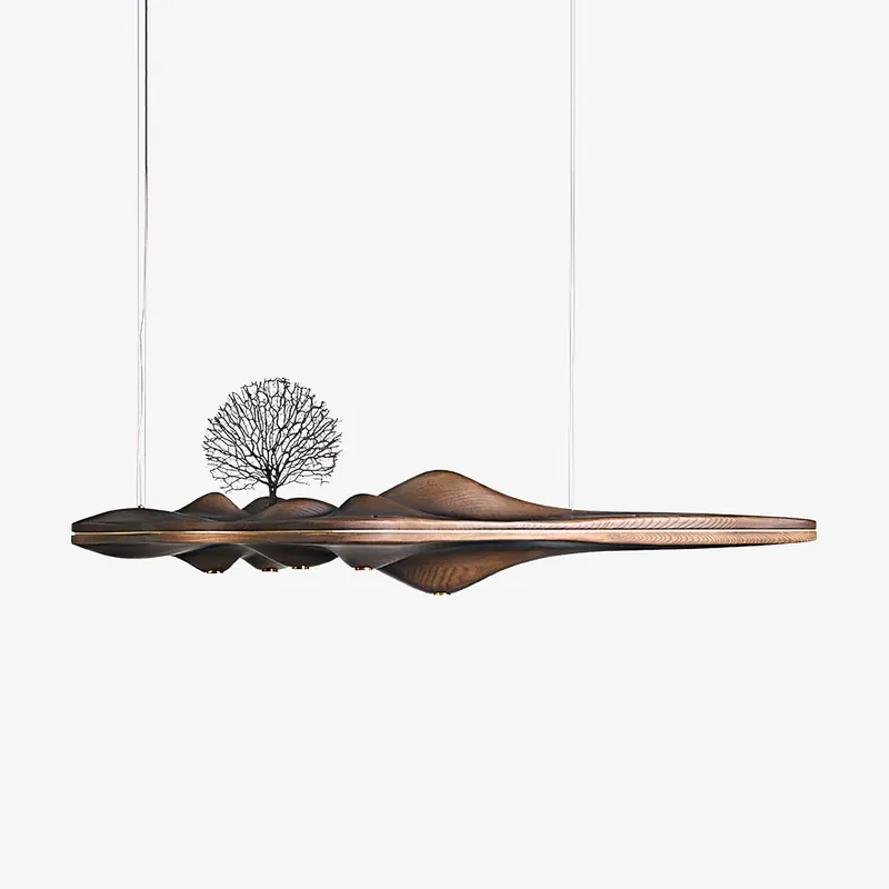 Etalyra Suspension en Bois Élégance Premium