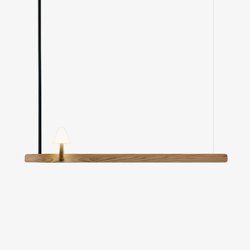 Lustra Lustre en Bois Minimaliste Moderne