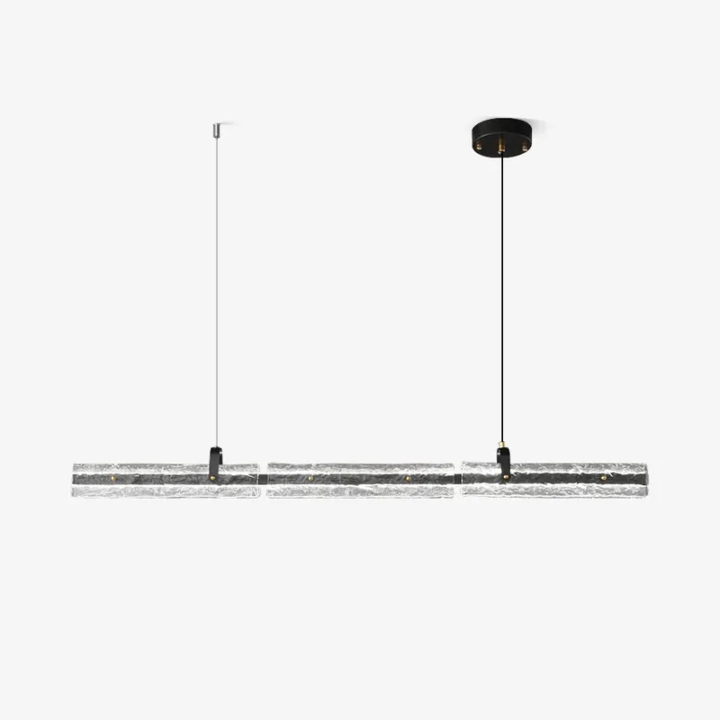 Cedorisra Luxe Glace Noir Verre Suspension