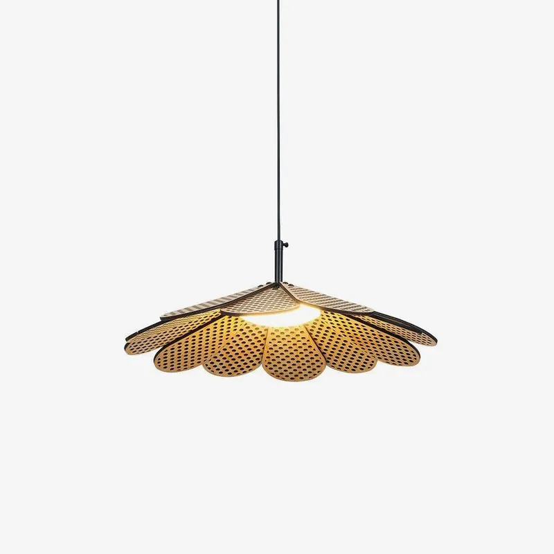 Zevarus Nordic Art Wabi-Sabi Bois Suspension Lumière