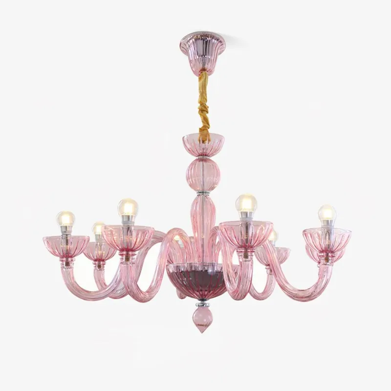 Lustra Lustre En Verre De Murano Élégant Fait Main