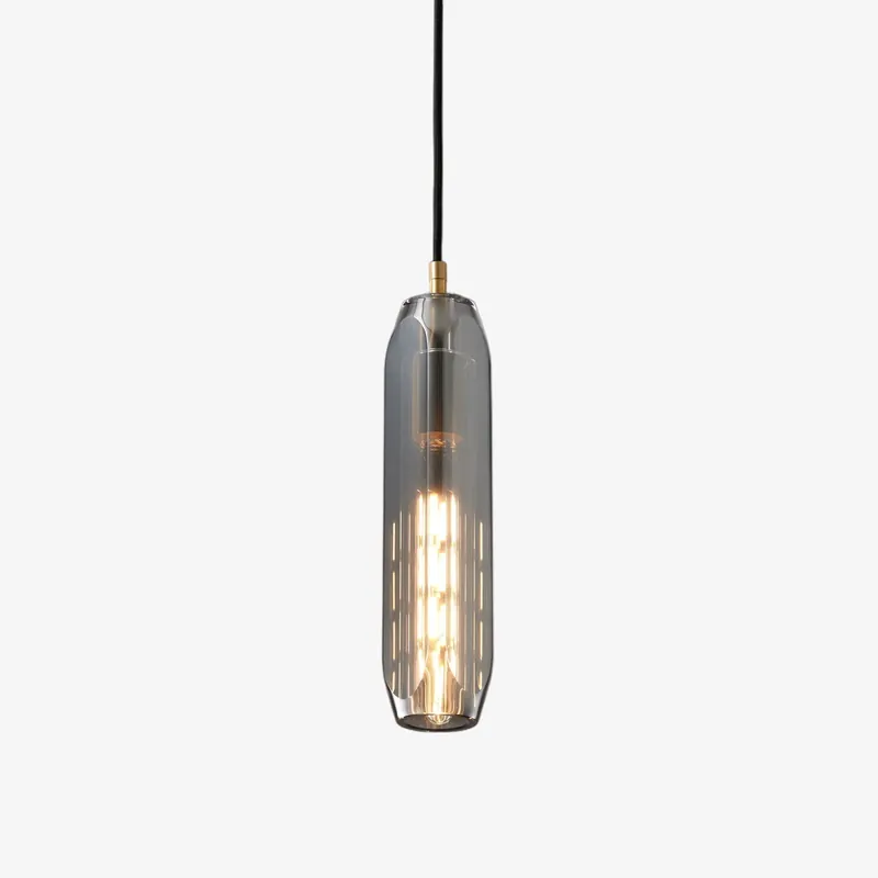 Lustra Suspension Abat-jour Transparent Cristal