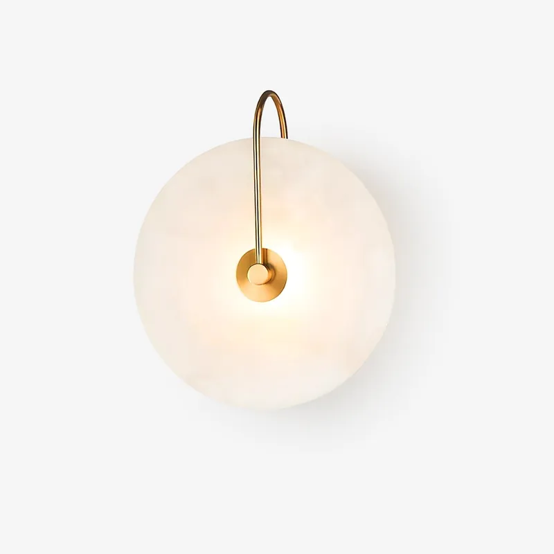 Elaris Applique Murale Globe en Albâtre