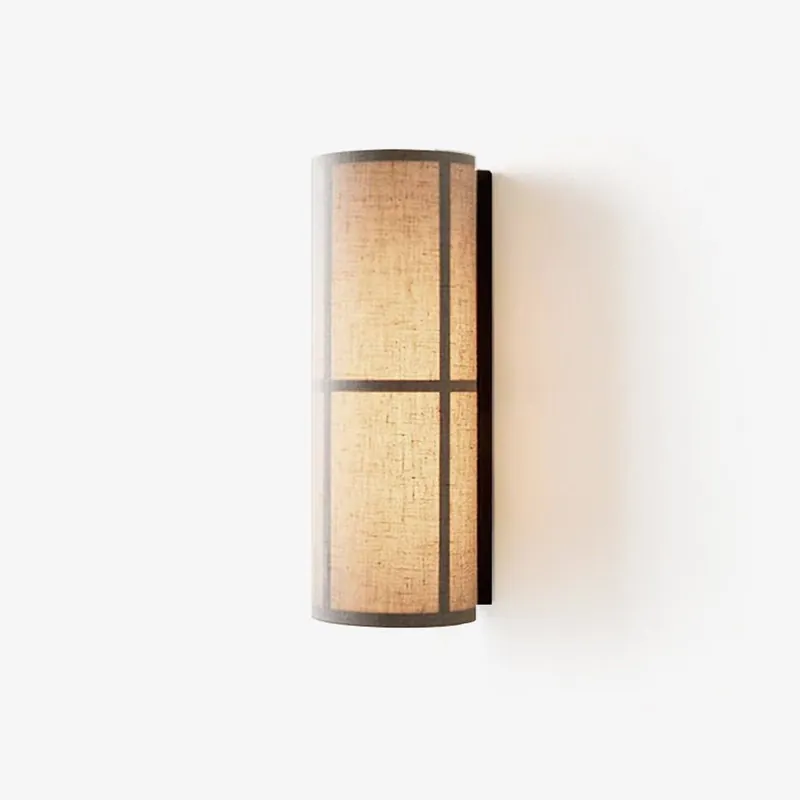 Lustra Wall Lamp Cylinder Fabric Soft Glow
