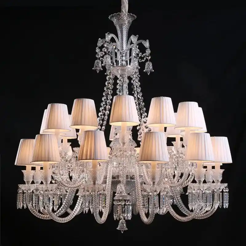 Lustre Luxe Art Déco Italien Lustrino En Cristal